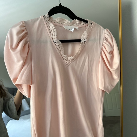 June&Hudson Pink Peach Blouse - Picture 4 of 6